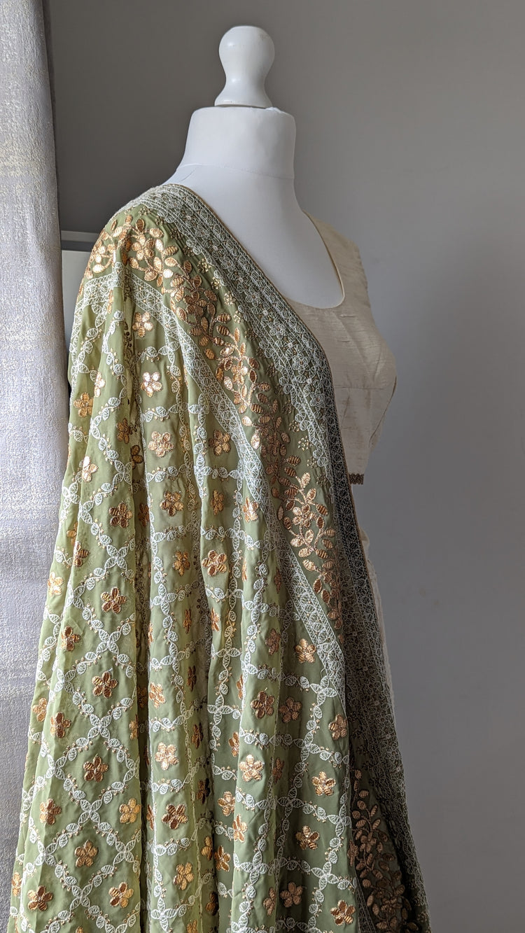 Sherni London Chikankari Gota Patti Dupatta Mix and Match range