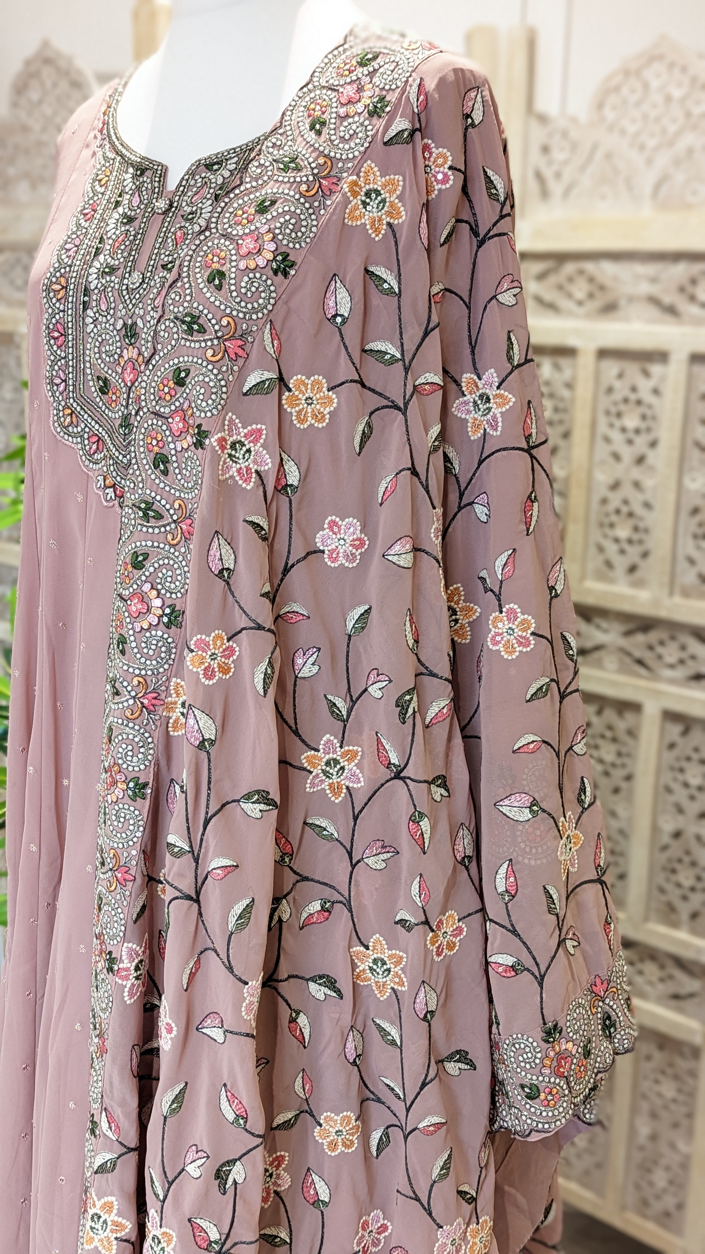 Salwar Kameez with floral dupatta (14-16)