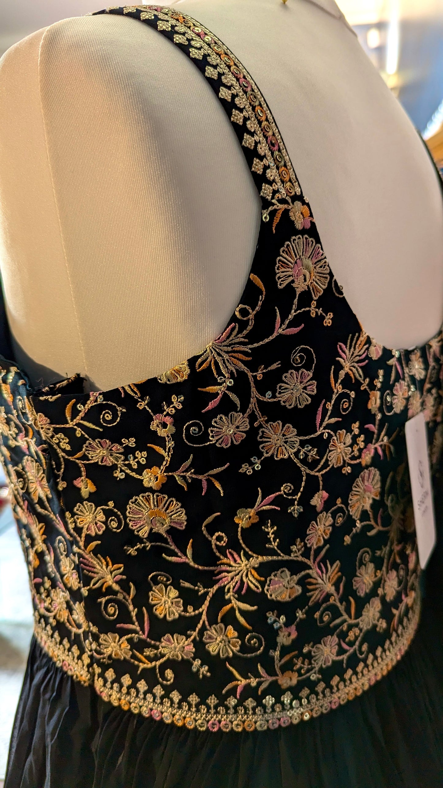 Dark Green Peplum Sharara Set (10-12)