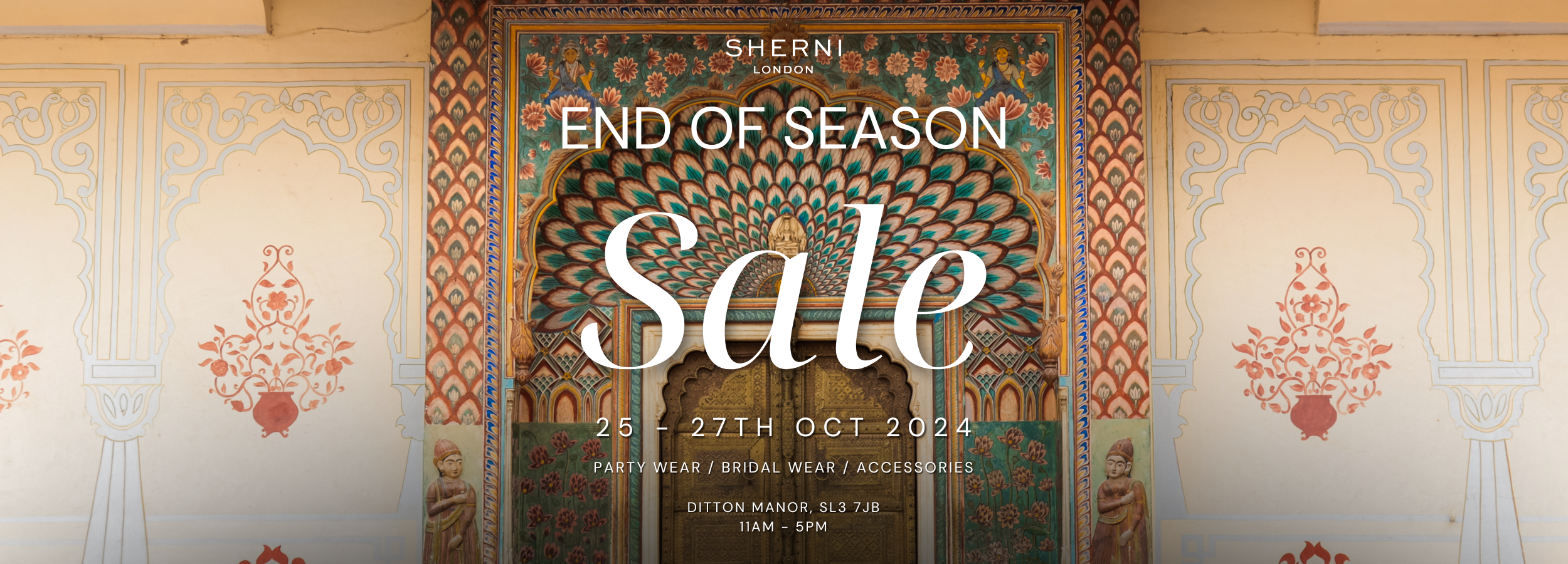 Sherni London Ditton Manor clearance sale end of season sale bridal party wear accessories