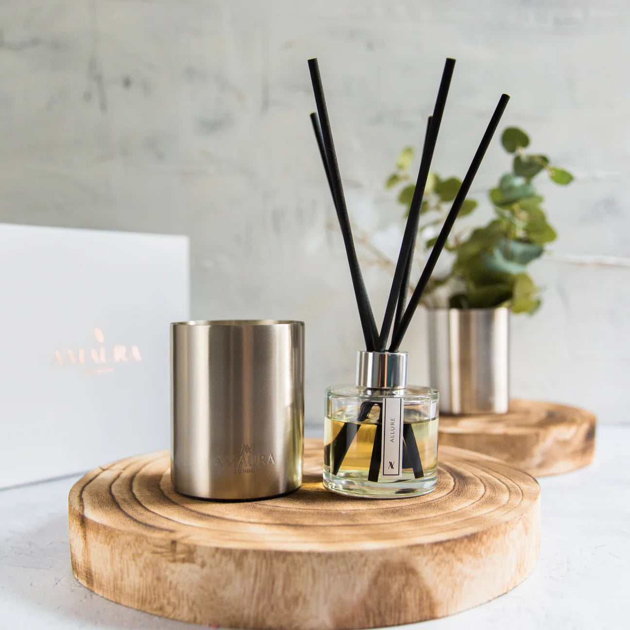 Allure | Patchouli, Ylang Ylang & Magnolia Blossom | Eco-Luxury Reed Diffuser