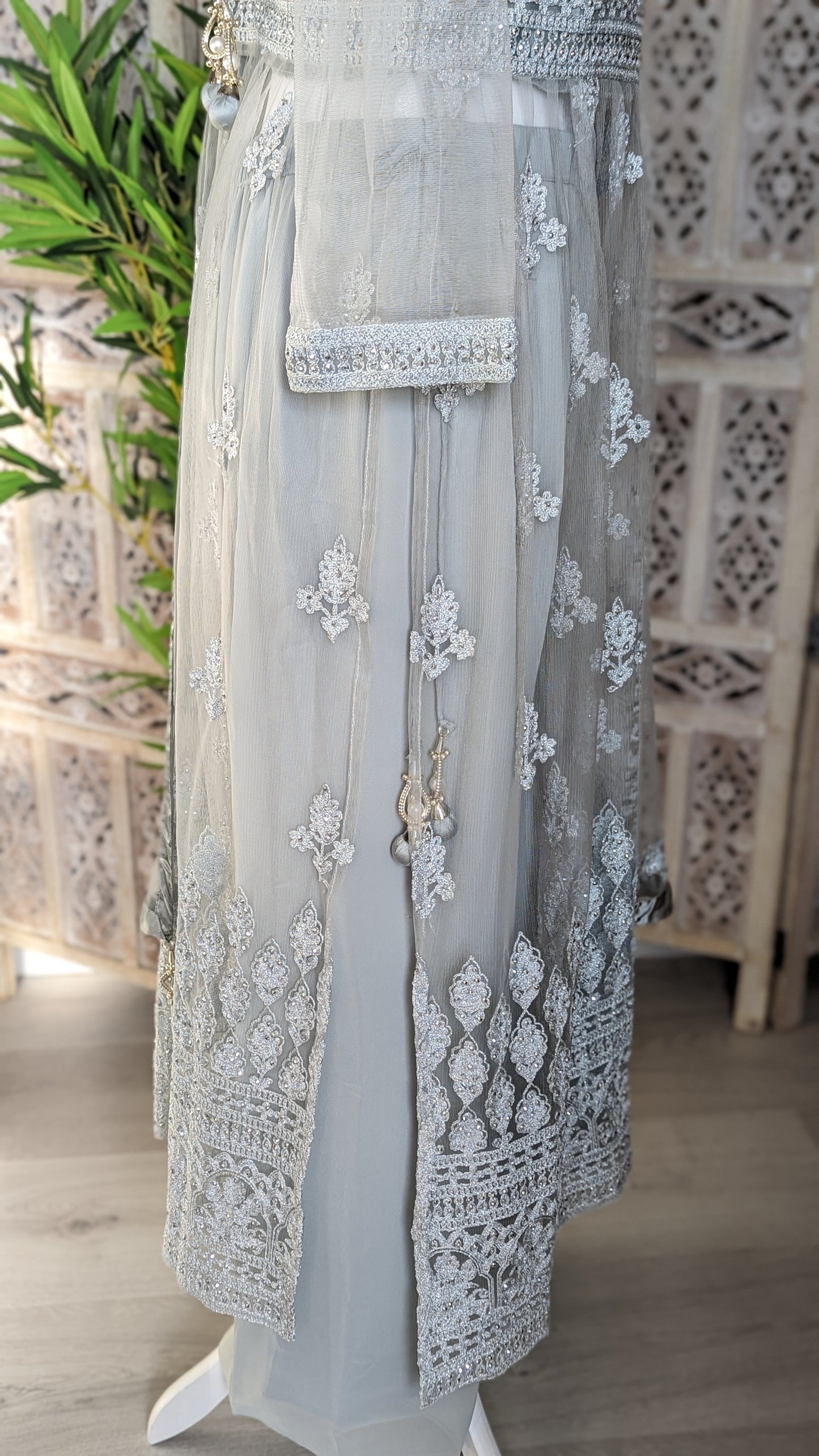 Silver Palazzo with Half Lining (12-14)