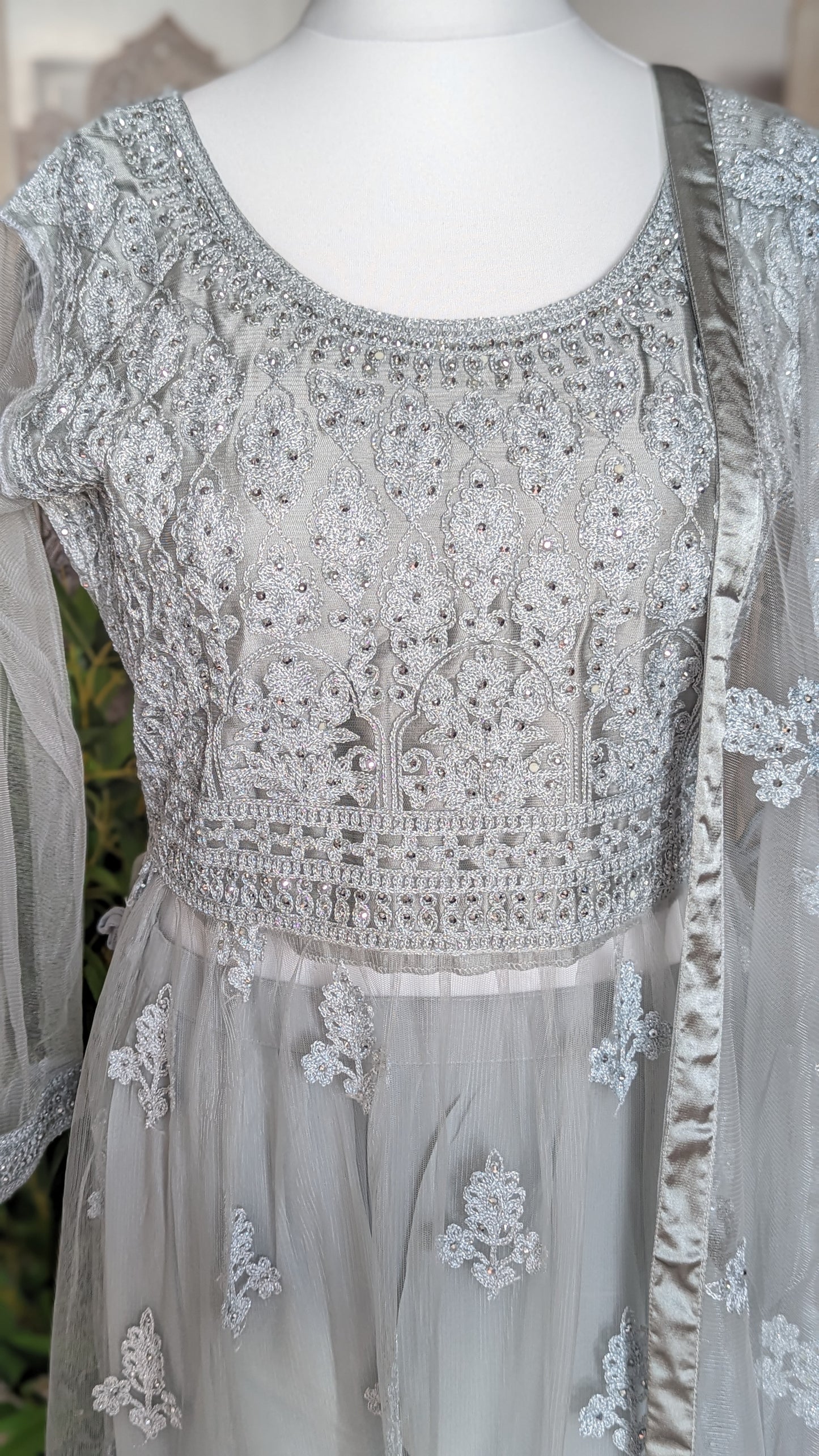 Silver Palazzo with Half Lining (12-14)