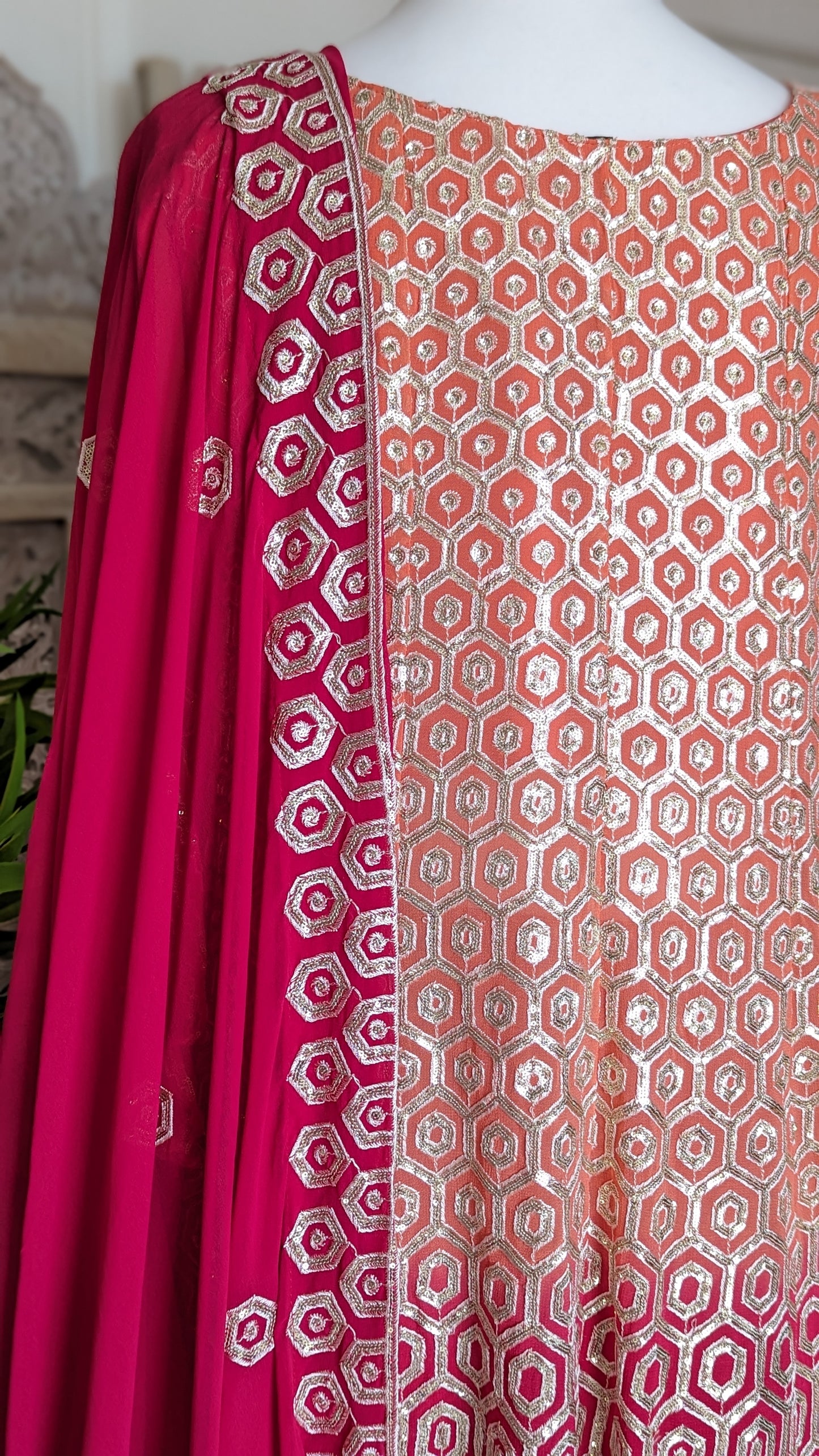 Two-tone Jacket lehenga (14-16)