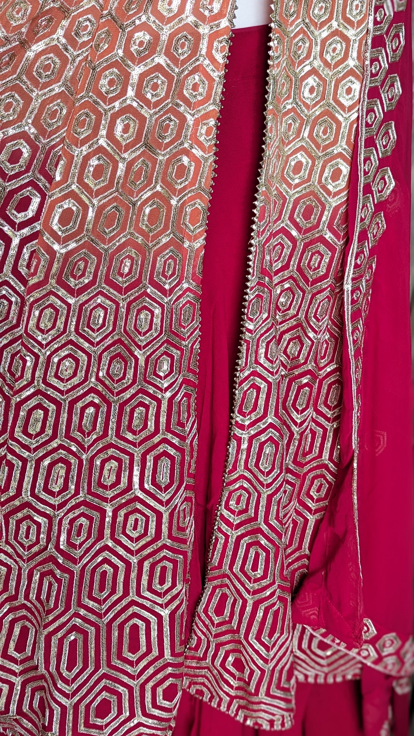 Two-tone Jacket lehenga (14-16)