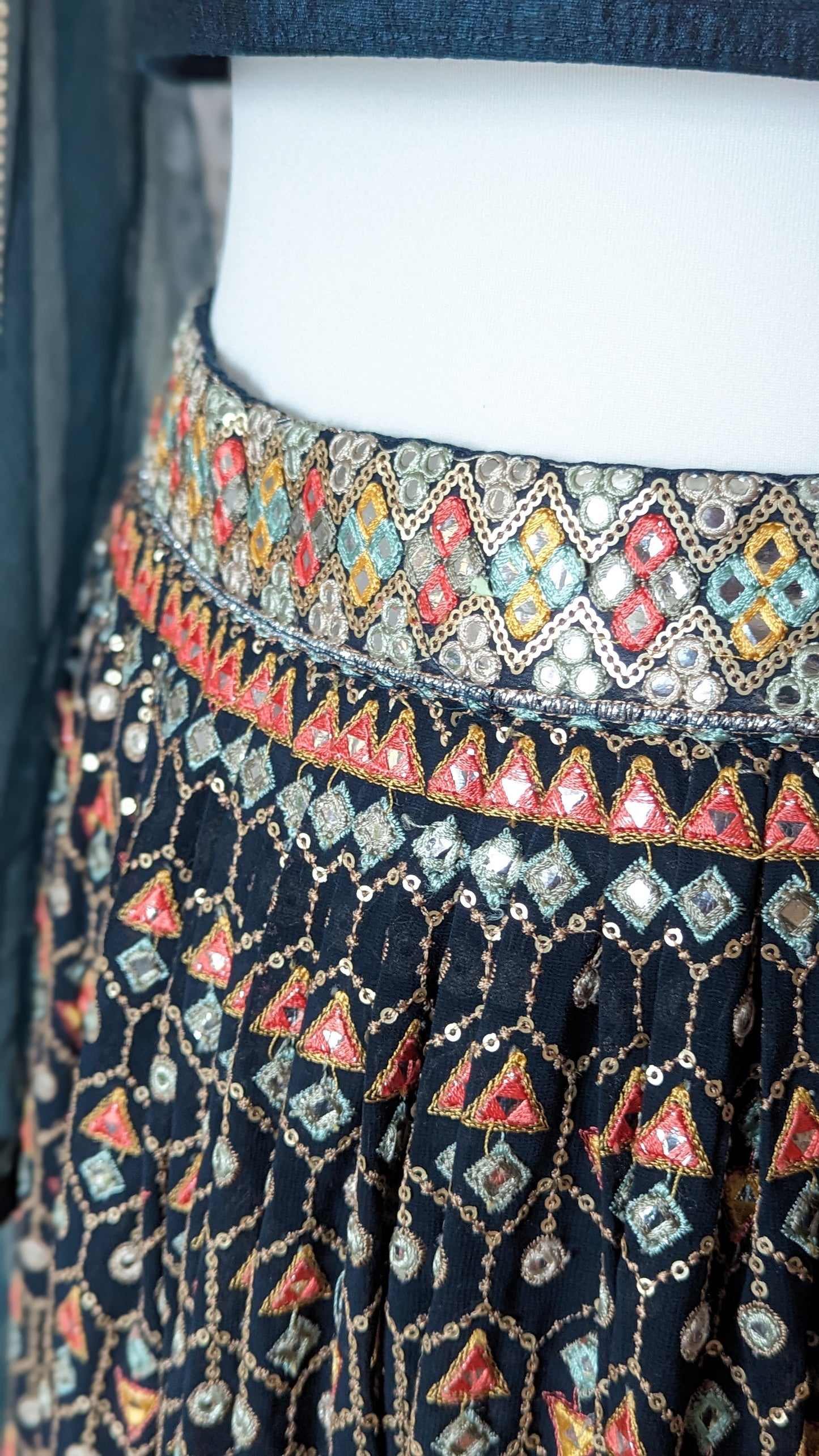 Luxury Hand embroidered Lehenga (8-10)
