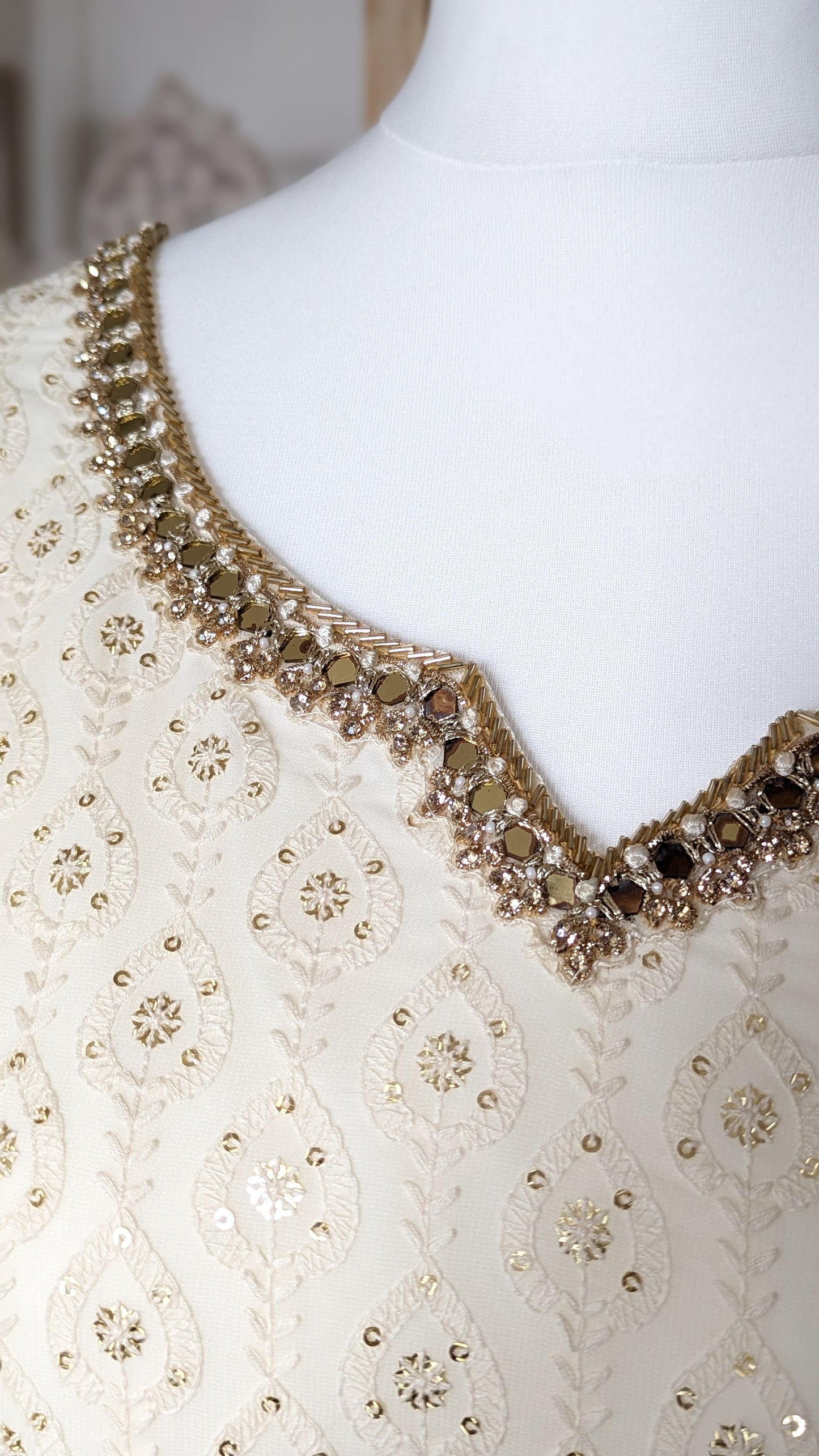 Chikankari Palazzo Suit (12-14)