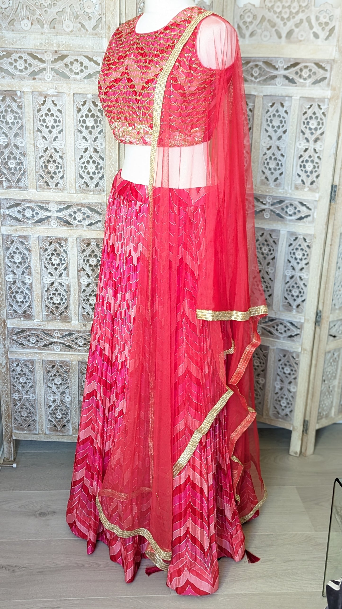 Wave Print Lehenga (14-16)