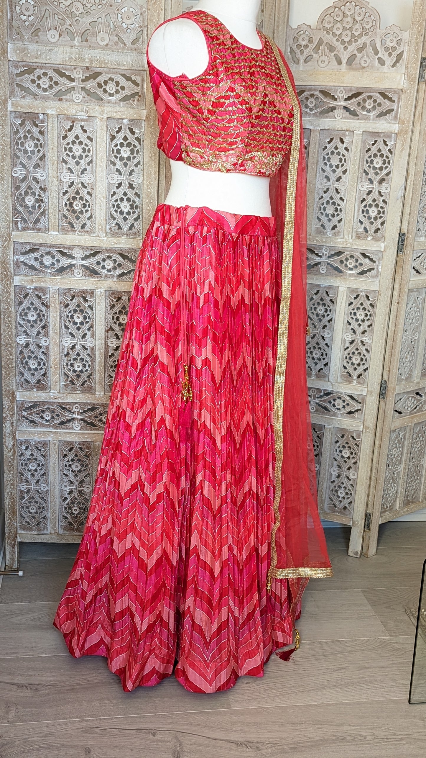 Wave Print Lehenga (14-16)