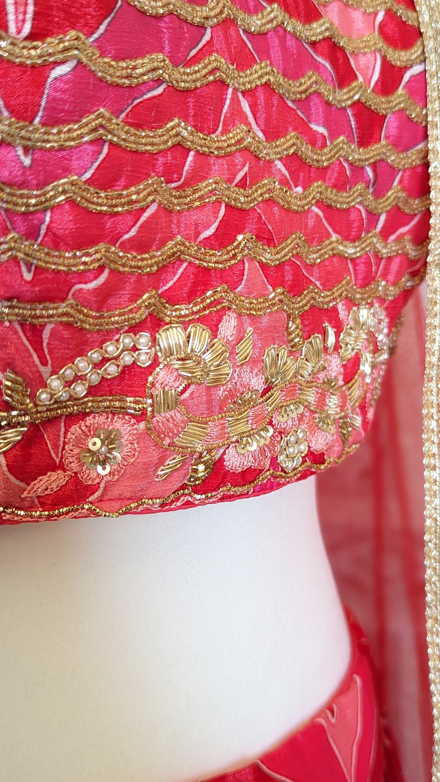 Wave Print Lehenga (14-16)
