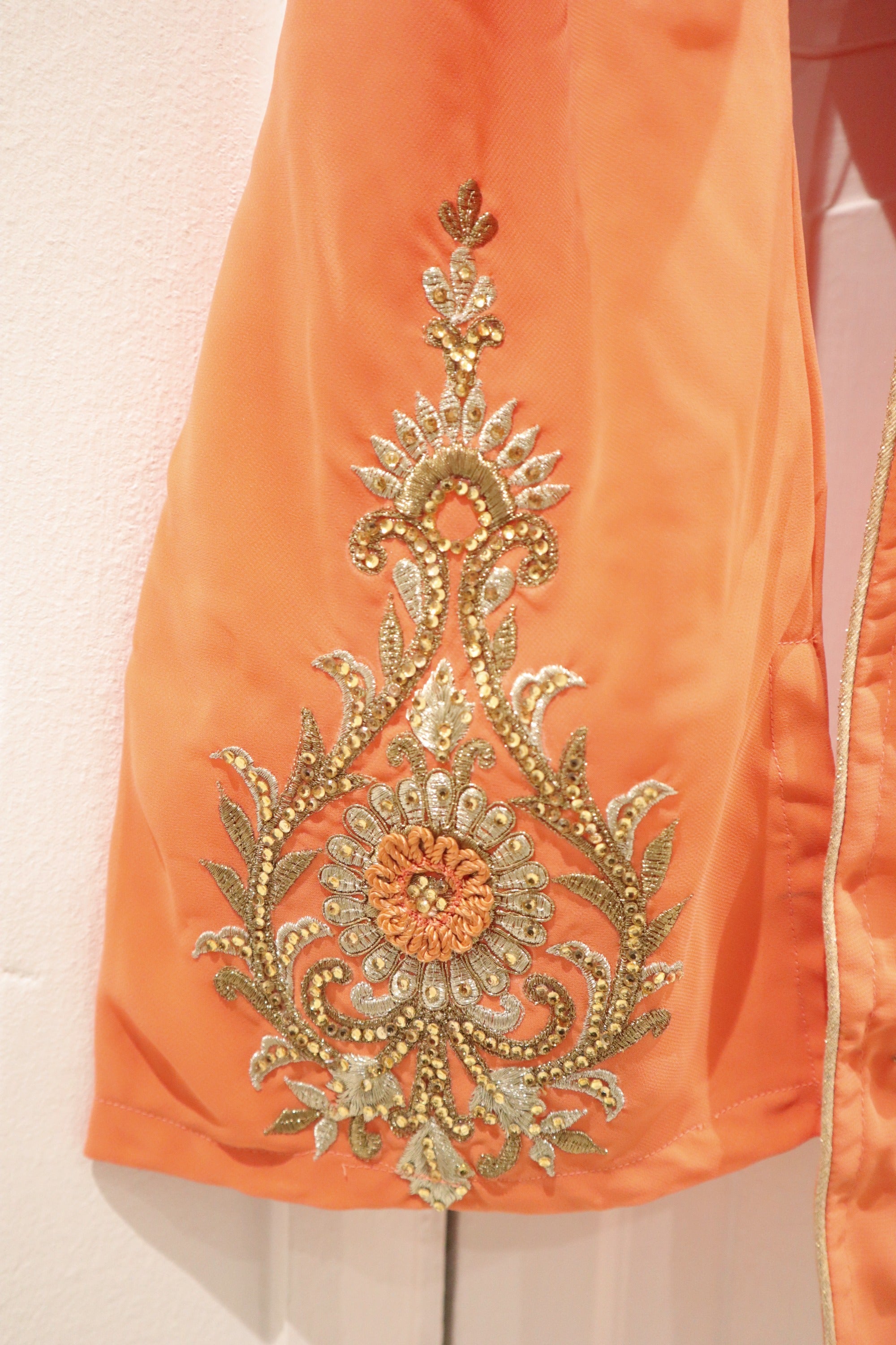 Coral Salwar Suit Set. Size 24-26 (bust 54")