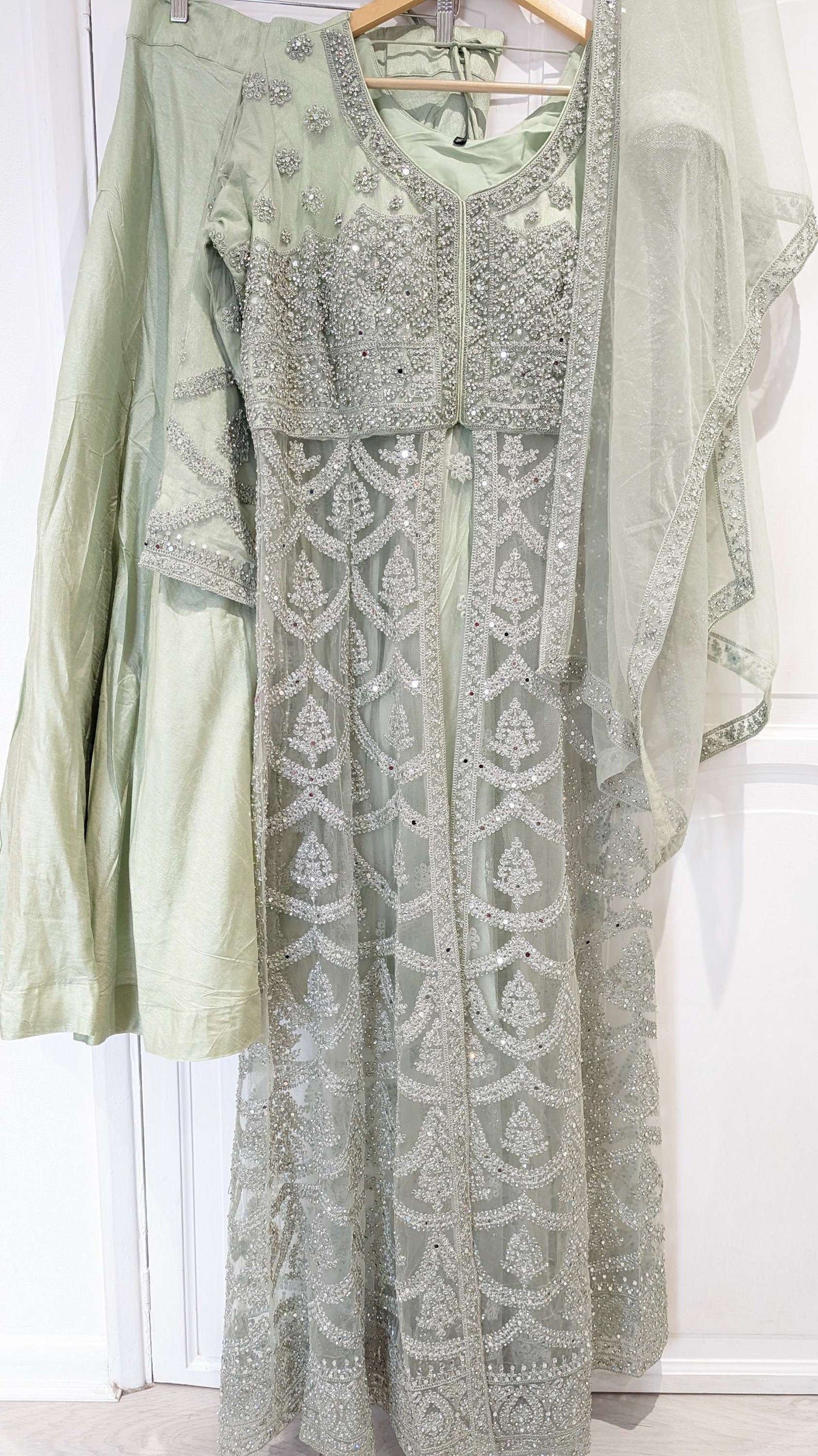 Front Split Jacket Lehenga (24-26)