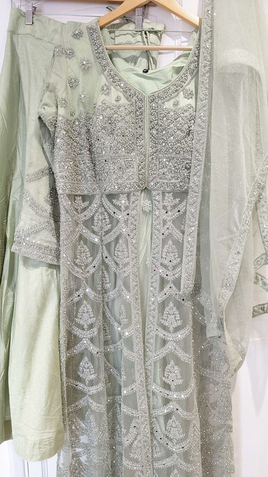 Front Split Jacket Lehenga (24-26)