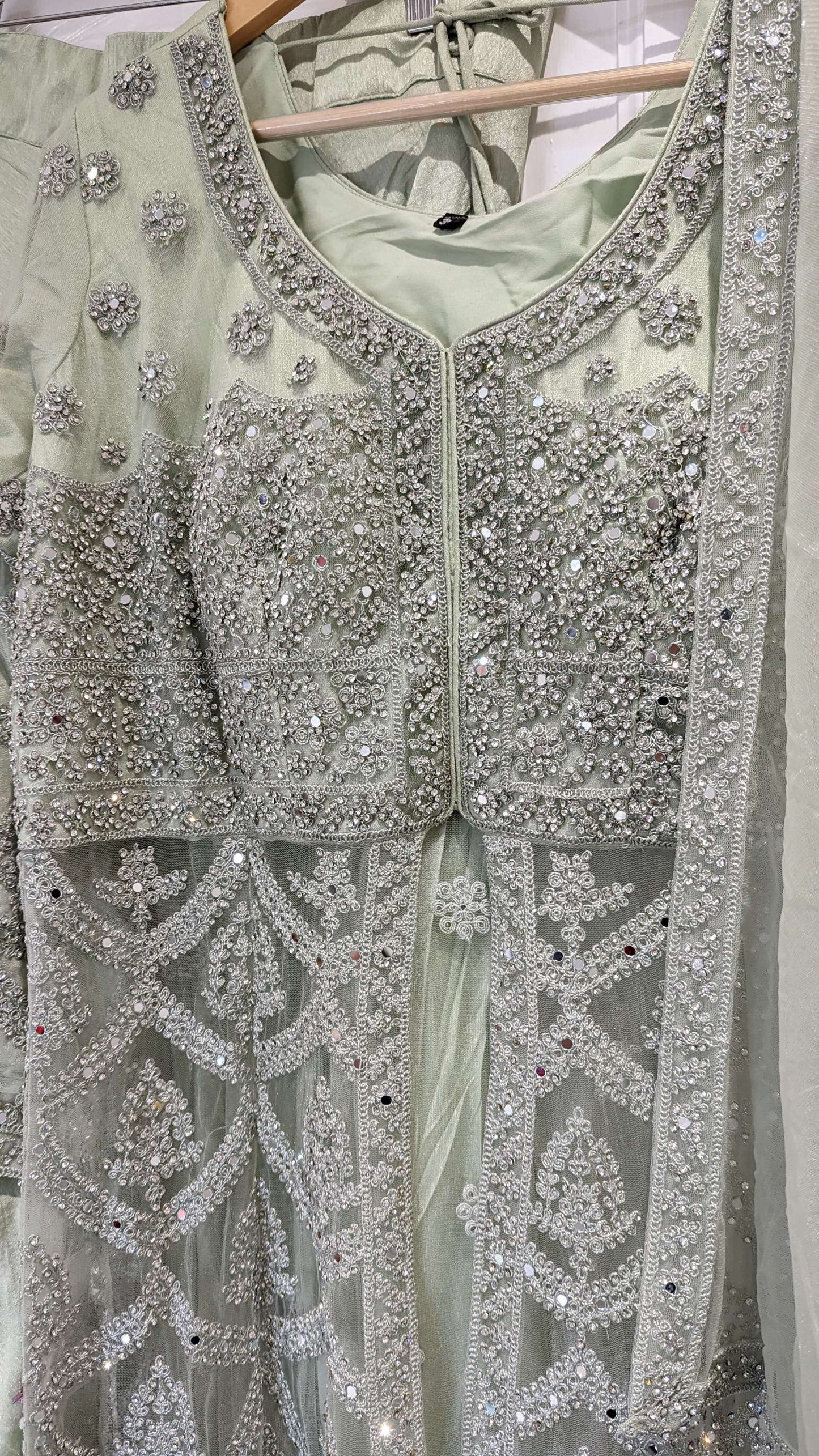Front Split Jacket Lehenga (24-26)