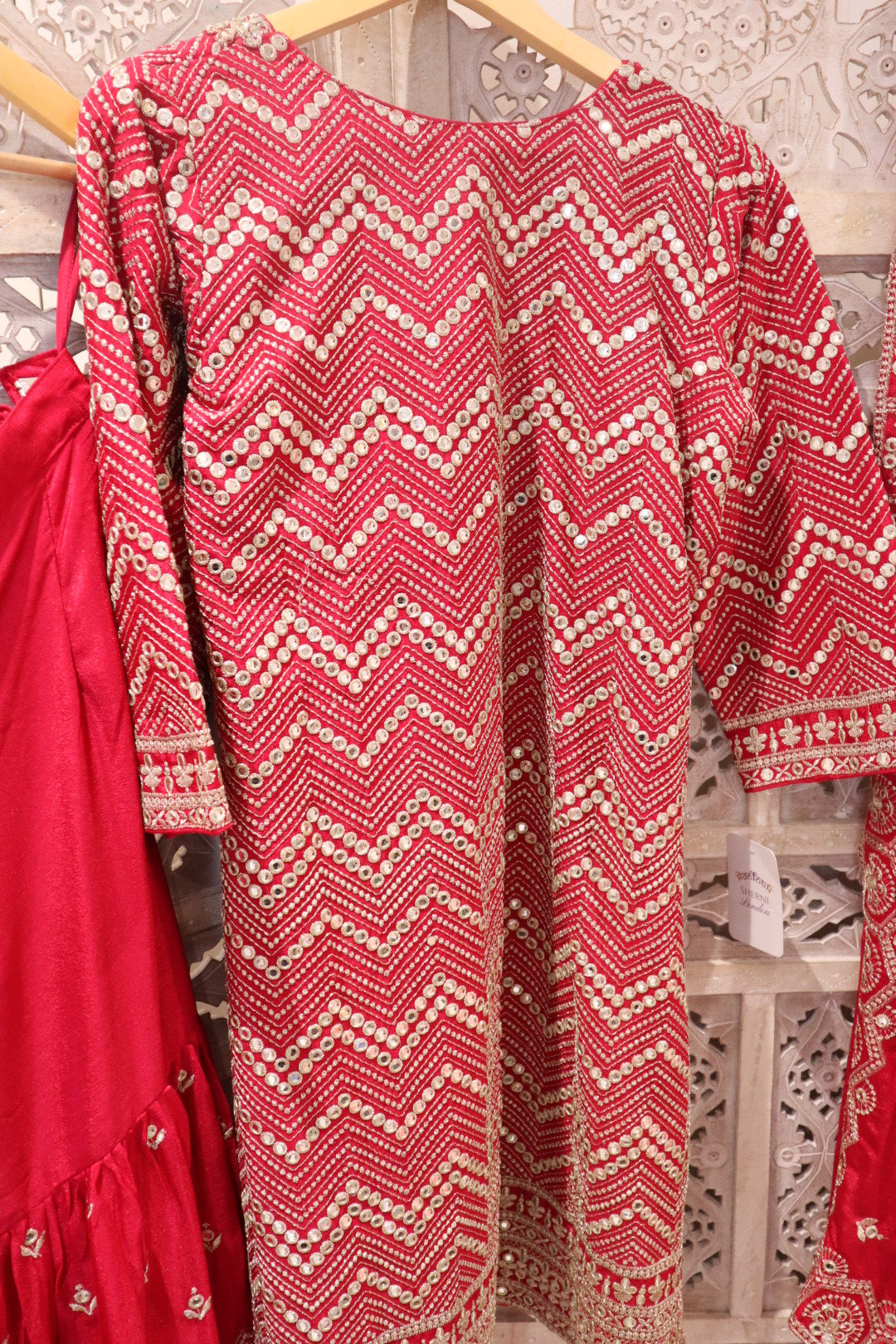 Rani Pink Gharara Suit Set (16-18)