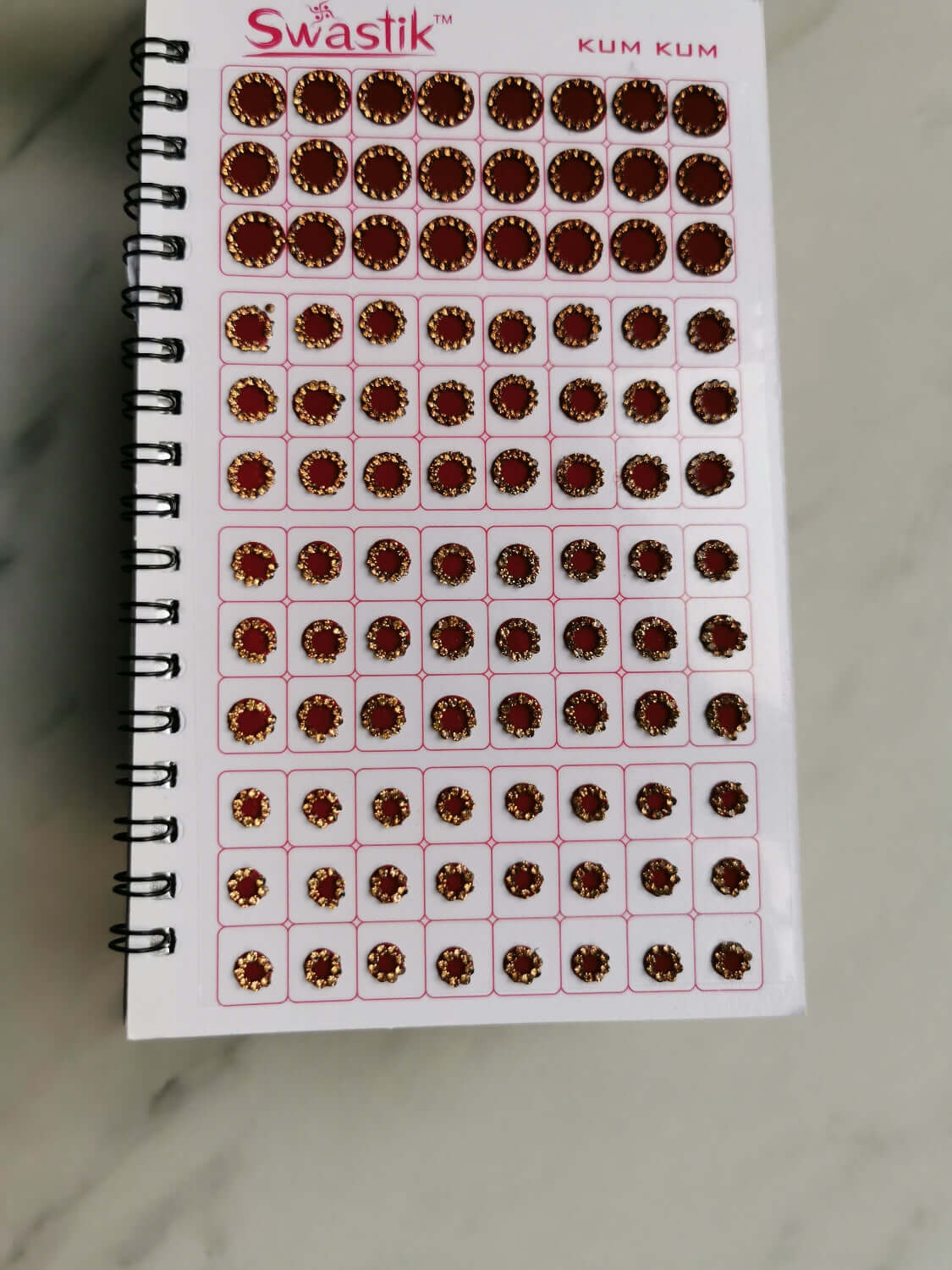 Bindi Book - 960 total - Stone Borders